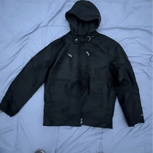 Boy’s Leather Coat with Cotton Hoodie